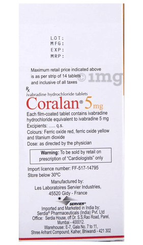 Coralan 5mg Tablet image