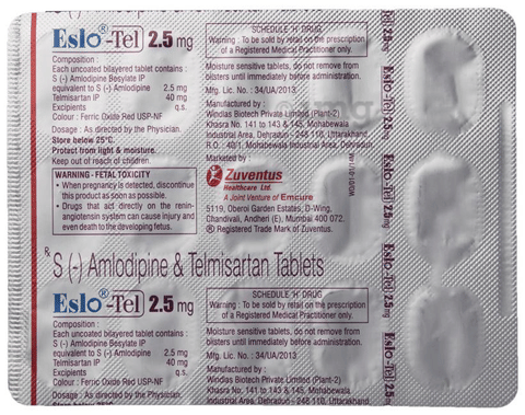 Eslo-Tel 2.5mg Tablet image