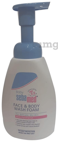 Sebamed baby face and body hot sale wash foam