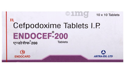 Endocef 200 Tablet image