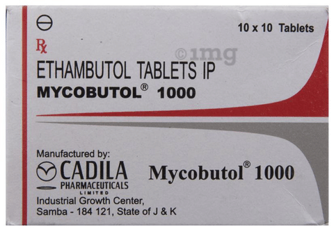 Mycobutol 1000 Tablet image