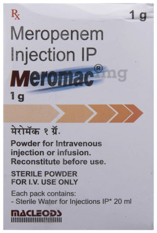 Meromac 1gm Injection image Meromac 1gm Injection image