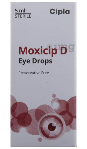 Moxicip D Eye Drop image