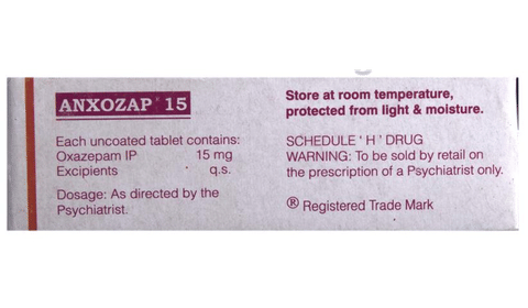 Anxozap 15 Tablet image