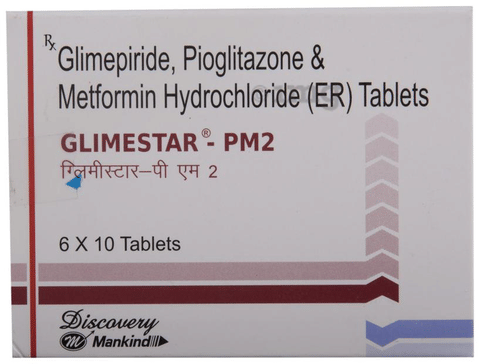 Glimestar-PM2 Tablet ER image Glimestar-PM2 Tablet ER image