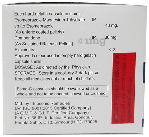 एस्मो-जी कैप्सूल एसआर image