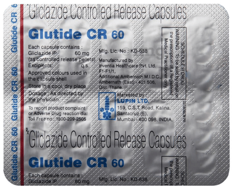 Glutide CR 60 Capsule image Glutide CR 60 Capsule image