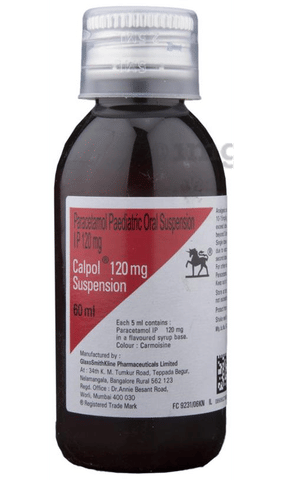 Calpol 120mg Suspension image