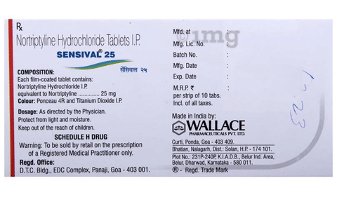 Sensival 25 Tablet image