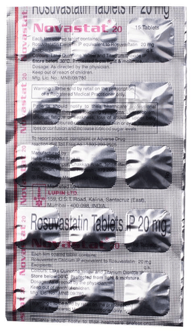 NOVastat 20 Tablet image NOVastat 20 Tablet image