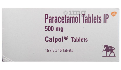 Shop Calpol 500 - Paracetamol Tablets IP 500mg - 15Tablets Online