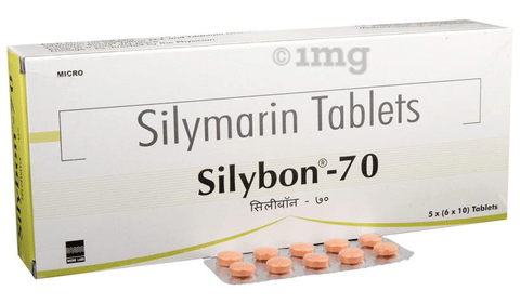 Silybon 70mg Tablet image Silybon 70mg Tablet image