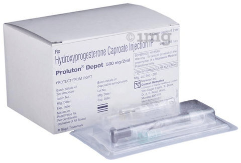 Proluton Depot 500mg/2ml Injection image Proluton Depot 500mg/2ml Injection image