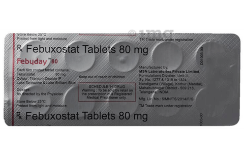 Febuday 80 Tablet image