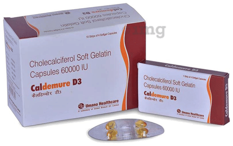 Caldemure D3 Soft Gelatin Capsule image