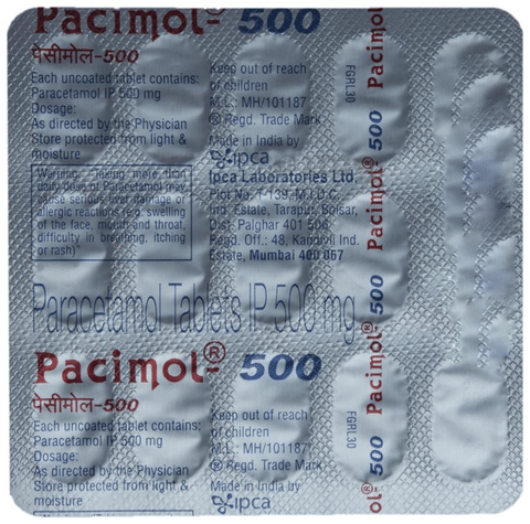 Pacimol 650 Tablet image