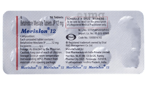 Merislon 12 Tablet image