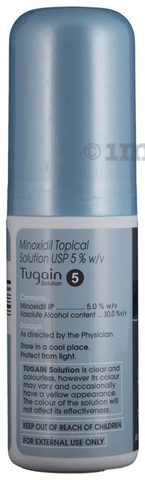 Tugain 5 Solution View Uses Side Effects Price and Substitutes