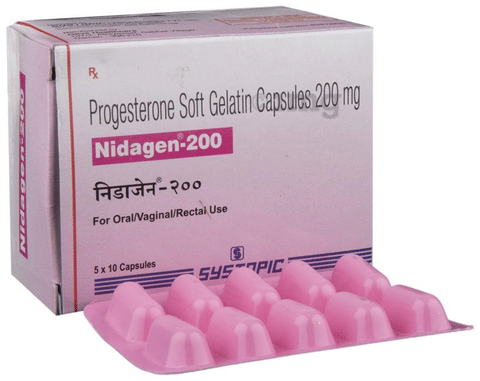 Nidagen 200 Soft Gelatin Capsule