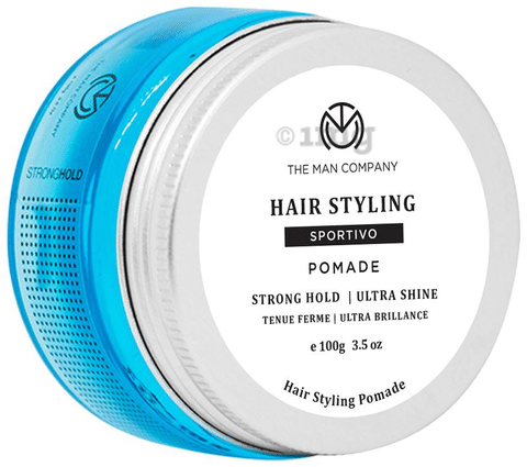 The Man Company Sportivo Hair Styling Pomade Strong Hold: Buy jar of 100 gm  Wax at best price in India | 1mg