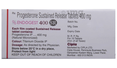 Endogest 400 SR Tablet image Endogest 400 SR Tablet image