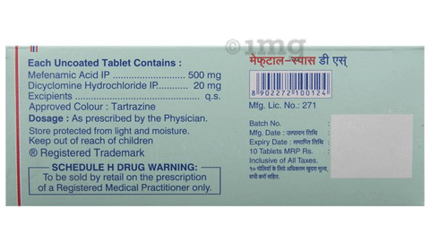 Meftal-Spas DS Tablet image