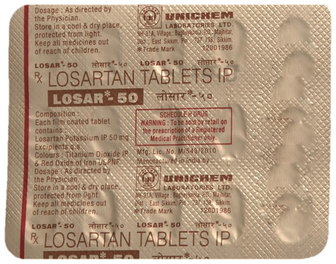 Losar 50 Tablet image