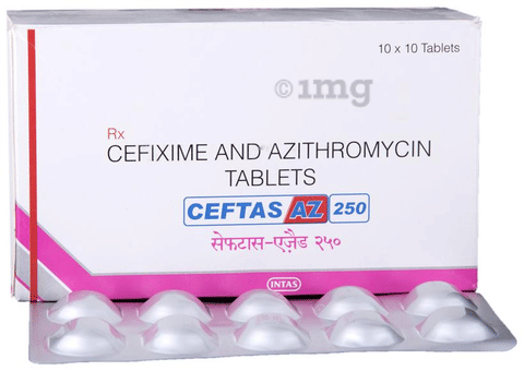 Ceftas AZ 250 Tablet image