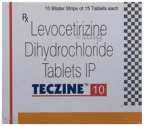 Teczine 10 Tablet image