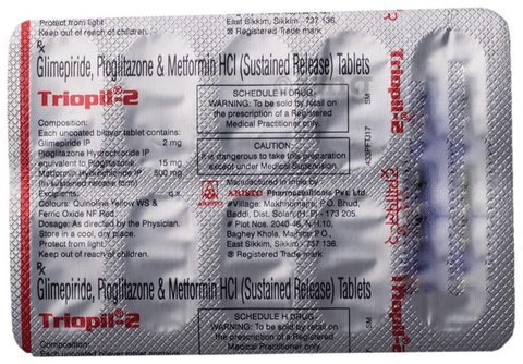 Triopil 2 Tablet SR image