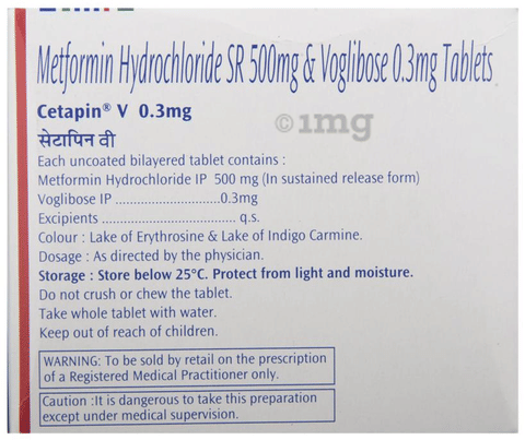 Cetapin V 0.3mg Tablet SR image