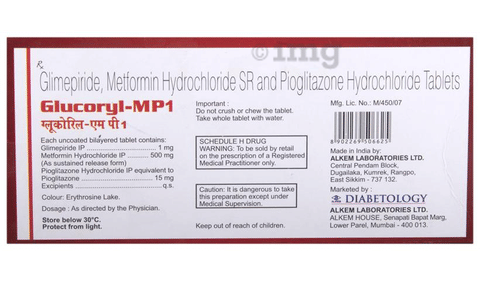 Glucoryl-MP1 Tablet SR image Glucoryl-MP1 Tablet SR image