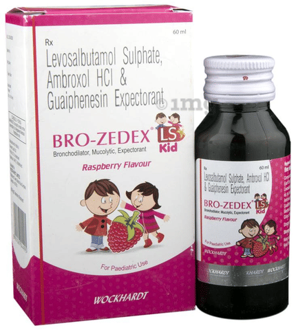 Bro-Zedex LS Kid Expectorant Raspberry: View Uses, Side Effects