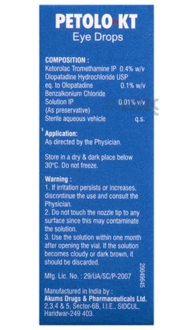 Petolo KT Eye Drop image