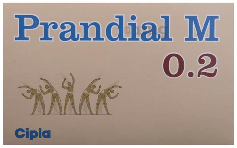 Prandial M 0.2 Tablet image Prandial M 0.2 Tablet image
