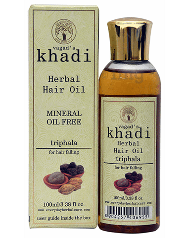 Vagad's Khadi Triphala Mineral Free Hair Oil: Buy bottle of 100 ml Oil at  best price in India | 1mg