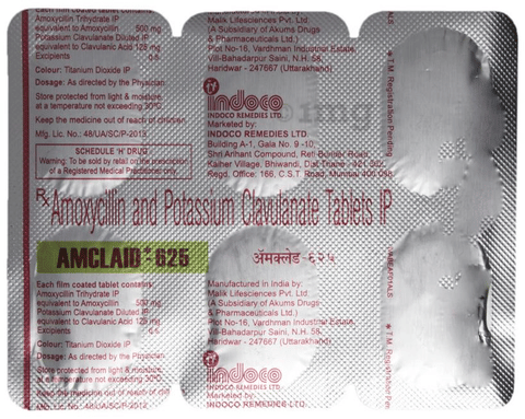 Amclaid 625 Tablet image
