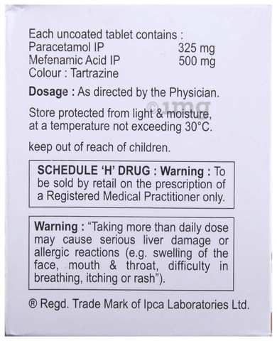 Pacimol MF Tablet image