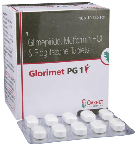Glorimet PG 1 Tablet SR image