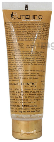 Cutishine face wash cheap