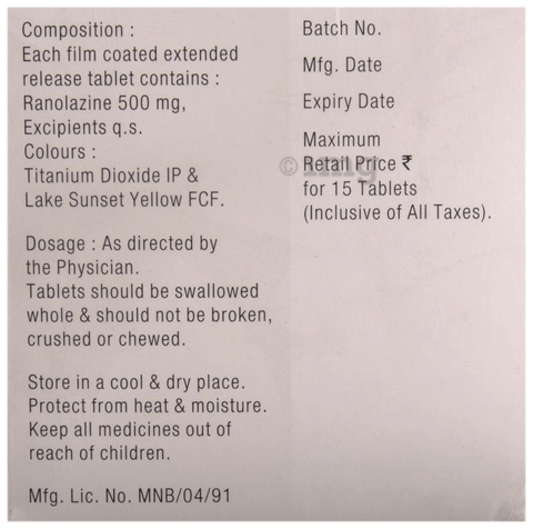 Ranx 500 Tablet ER image