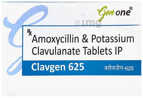 Clavgen 625 Tablet image