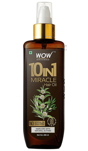 WOW Skin Science 10 In 1 Miracle Hair Oil: Buy pump bottle of 200 ml Oil at  best price in India | 1mg
