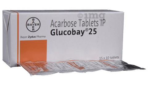 Glucobay 25 Tablet image