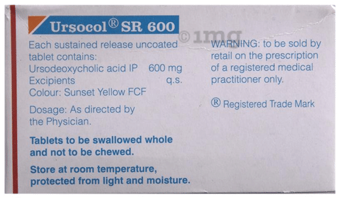 Ursocol SR 600 Tablet image Ursocol SR 600 Tablet image