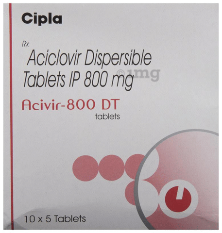 Acivir 800 DT Tablet image