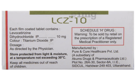 LCZ 10 Tablet image LCZ 10 Tablet image