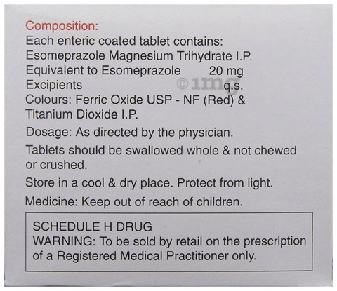 Esoz 20 Tablet image