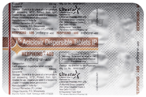 Herpikind 400 Tablet DT image Herpikind 400 Tablet DT image