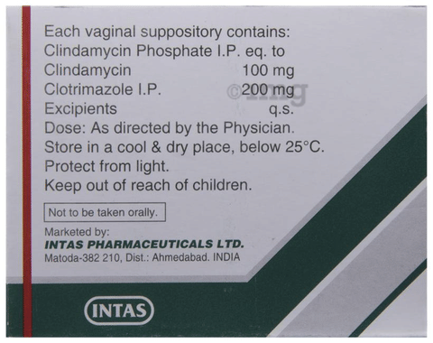 Clintas-CL Vaginal Suppository image